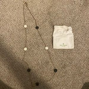 Kate Spade black and white “dot” necklace